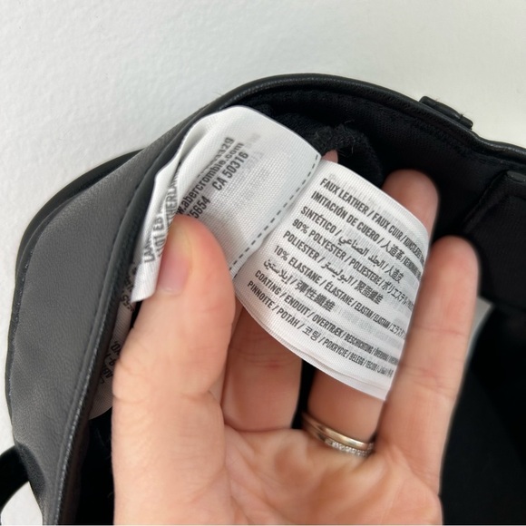 Abercrombie & Fitch Black Leather Pants - Picture 12 of 12